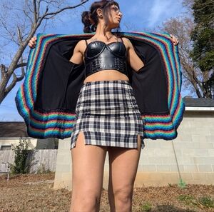 Trippy Knit Cover Up